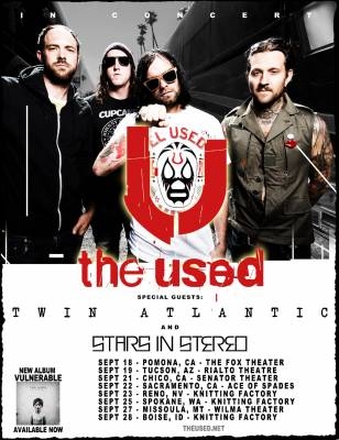 The Used announce September west coast dates