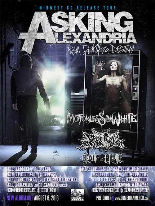 Asking Alexandria and Motionless In White Announce Tour
