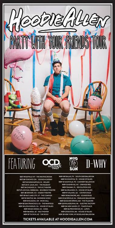 Hoodie Allen Announces New Tour + Mod Sun Drops Off Jonny Craig Tour