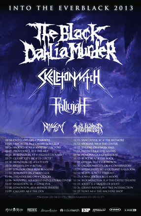 The Black Dahlia Murder North American Fall Tour
