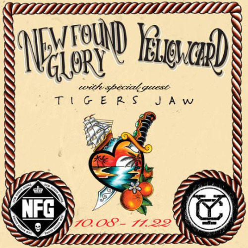 Yellowcard + New Found Glory + Tigers Jaw Announce Fall Tour