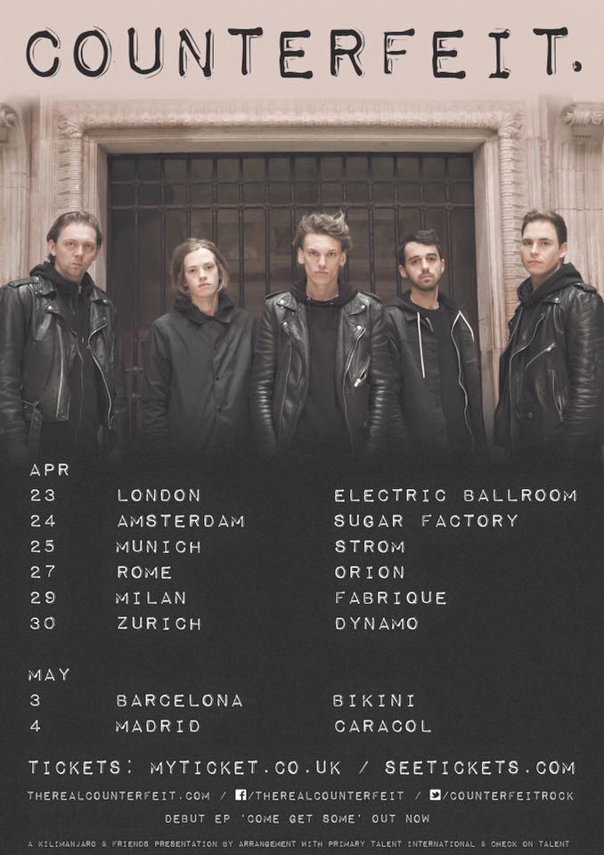 Counterfeit Announce European Tour