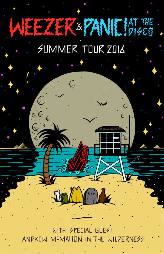 Weezer, Panic! At The Disco, Andrew McMahon In The Wilderness Announce Summer Tour