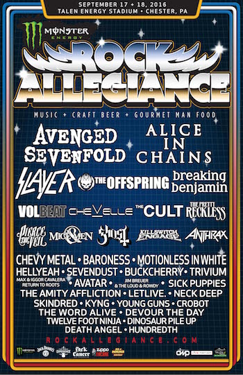 Monster Energy Rock Allegiance lineup announced